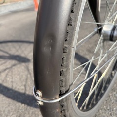 【整備士による点検済み】　☆前後良品中古タイヤ☆   26インチ軽快車　防犯登録料込価格︎‼︎の画像