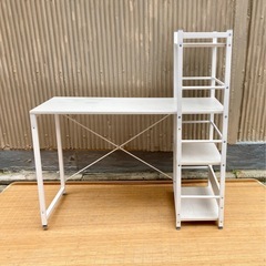 ニトリ　システムデスク　"ザッキー110"ホワイトの画像