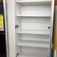 【ドリーム川西店御来店限定】☆ジモティー見たよ♪割引☆ 丸仙工業  2枚扉食器棚  クリーニング済み 【2125560000054104】の画像