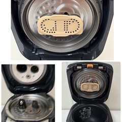 【🐤買取市場 6ヶ月保証】R712 ☀️ ZOJIRUSHI / 象印 圧力IH炊飯ジャー 3合炊き 20年製 NP-RZ05 ⭐ 動作確認済 ⭐ クリーニング済の画像