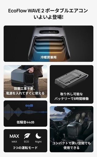エコフロー wave2