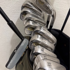 メンズ用ゴルフセット一式の画像