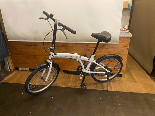 【タイヤ新品！】20インチ折りたたみ自転車　シングルギア