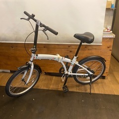 【タイヤ新品！】20インチ折りたたみ自転車　シングルギアの画像