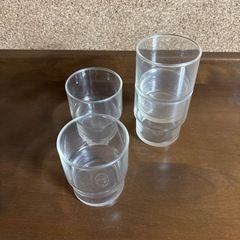 ササキガラス　コップ４個スタッキングの画像