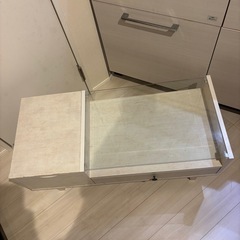 ★【ニトリ】ドレッサーテーブル ［リズバレーSLM9040T］【定価14,990円】ガラス天板  の画像