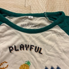 夏柄デザイン100キッズTシャツの画像