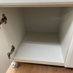 ☆ドリーム荒牧店☆ジモティー割引有☆【クリーニング済み】白井産業/キャスター付レンジ台/現状販売の画像