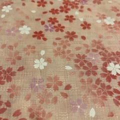 桜柄生地　約178×47cmの画像