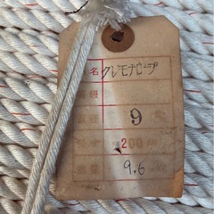 クレモナロープ 9mm 200mの画像