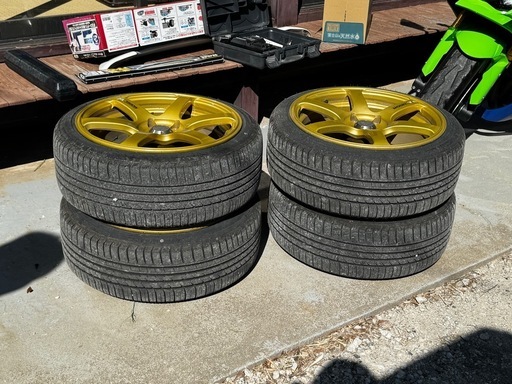 GOOD YEARスタッドレスタイヤ付 175/65R/14　14インチアルミホイール　ガリ傷なし PCD100 　フィットなどなど GOOD YEARスタッドレスタイヤ付 175/65R/14 14インチアルミホイール