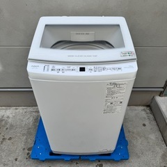 314⭐️2023年製美品★アクア　洗濯機　7KG 大型　大容量　インバーター の画像