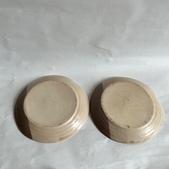 陶器製 皿 2枚セット 和風 渦巻き模様 パスタ皿の画像