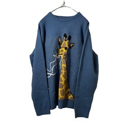 go slow caravan キリン うどん ジャガード ニットセーターの画像