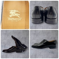 【美品】BURBERRY ストレートチップ レースアップシューズ 23cmの画像