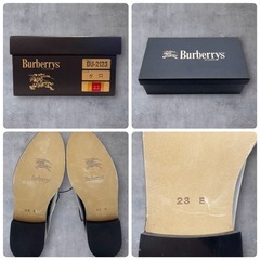 【美品】BURBERRY ストレートチップ レースアップシューズ 23cmの画像