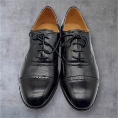 【美品】BURBERRY ストレートチップ レースアップシューズ 23cmの画像