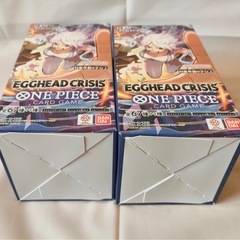 ワンピースカードゲーム エクストラブースターEGGHEAD CRISIS[EB-04] 2BOXテープ付き & 一番くじプロモカード1枚の画像