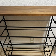 【山崎実業】tower_シューズラックの画像