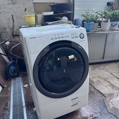 美品大人気シャープSHARP ドラム式洗濯機 ES-S7B　容量7kg　乾燥3.5kgの画像