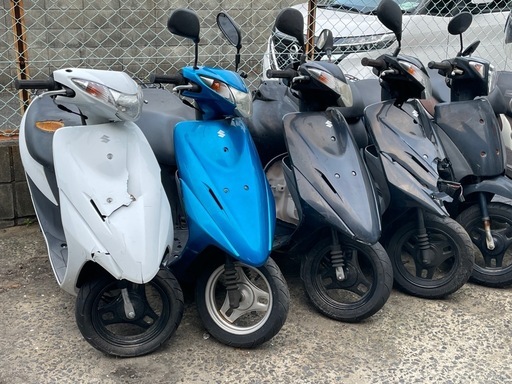 動画あり アドレスV50 部品取り車 4台まとめて