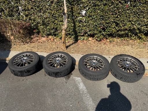 ダンロップ WINTER MAXX03 スタッドレスタイヤ 225/55R17 Xspeed ホイール 17インチ PCD100