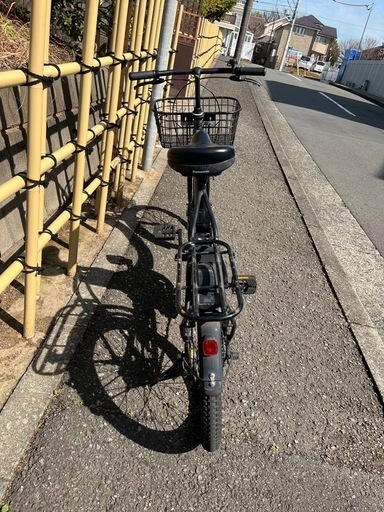 【3/7まで値下げ中】Panasonic  電動自転車　20インチ　バッテリー前カゴ付き