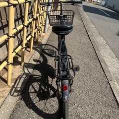 Panasonic  電動自転車　20インチ　バッテリー前カゴ付きの画像