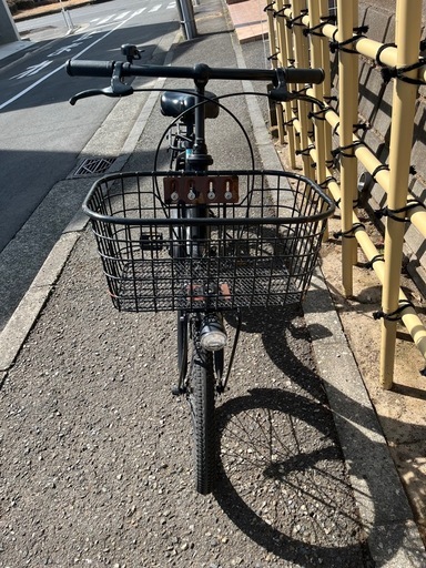 【3/7まで値下げ中】Panasonic  電動自転車　20インチ　バッテリー前カゴ付き