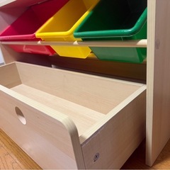 家具 収納家具 おもちゃ箱の画像