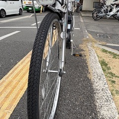 中古ブリヂストン電動アシスト自転車　6.2Ah 大阪　081の画像