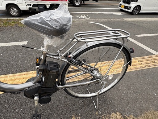 081中古ブリヂストン電動アシスト自転車　6.2Ah 大阪　081