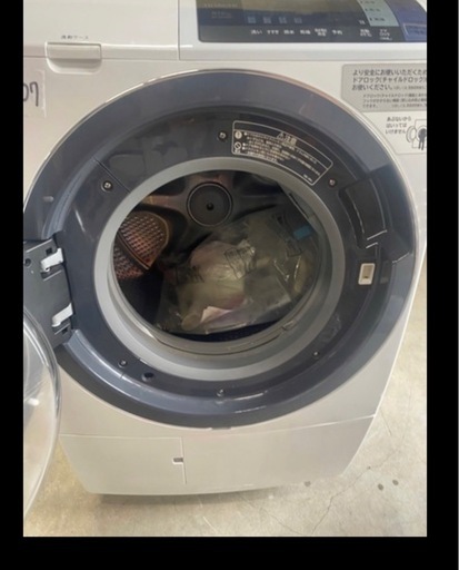 NO B507?福岡市内配送設置無料✨?BD-SG100BL-W ドラム式洗濯乾燥機 ビッグドラム ホワイト [洗濯10.0kg /乾