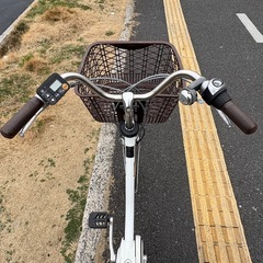 中古Panasonic電動アシスト自転車　16Ah 大阪　090の画像