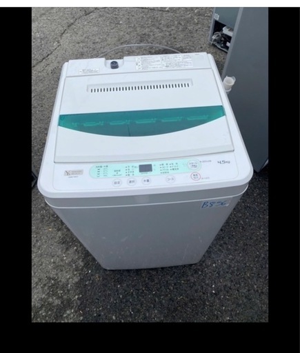 NO B856?福岡市内配送設置無料✨?YAMADASELECT 4.5kg 全自動電気洗濯機 YWMT45G1
