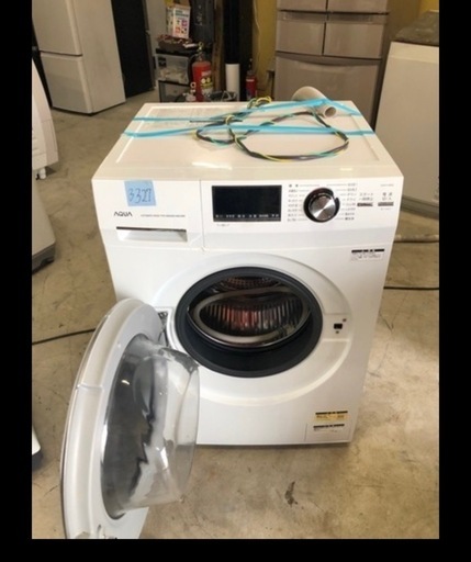 NO B327 ?福岡市内配送設置無料✨?ドラム式全自動洗濯機 Hot Water Washing ホワイト AQW-FV800E-W
