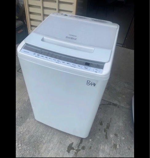 NO B491?福岡市内配送設置無料✨?日立ビートウォッシュ8kg BW-V80FE8形 2021年