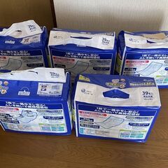 新品未使用　アテント　夜1枚安心パッド　4回分吸収　39枚入り5パックの画像