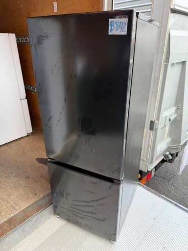 NO B872?福岡市内配送設置無料✨?ヤマダオリジナル 冷蔵庫 159L 右開き 2ドア 幅48.6cm 一人暮し向け 耐熱トップテ