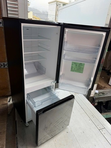 NO B872?福岡市内配送設置無料✨?ヤマダオリジナル 冷蔵庫 159L 右開き 2ドア 幅48.6cm 一人暮し向け 耐熱トップテ