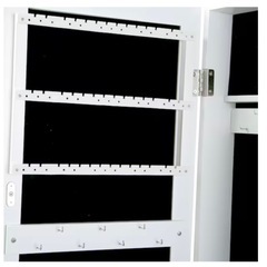 アクセサリー収納付き スタンドミラー の画像