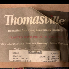 Thomasville レア　２人掛け　ソファ　クラシック　家具(直接引取)の画像