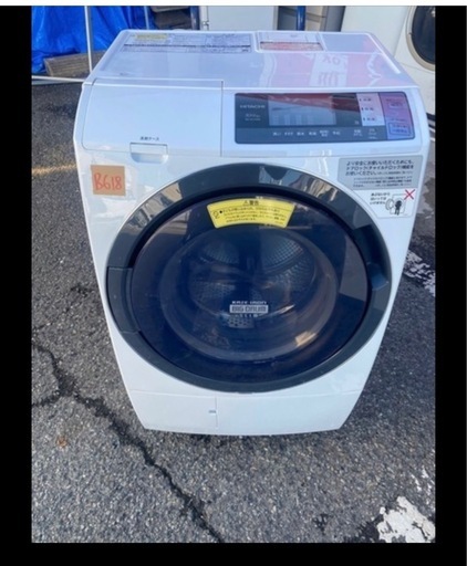 NO B618?福岡市内配送設置無料✨?BD-SG100BL-W ドラム式洗濯乾燥機 ビッグドラム ホワイト [洗濯10.0kg /乾