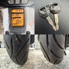 スズキ　バーグマン200 CH41A ホワイト　実働　距離少なめ　動画あり　大阪の画像