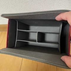 美品 コスメボックス コスメケース ワインレッドの画像