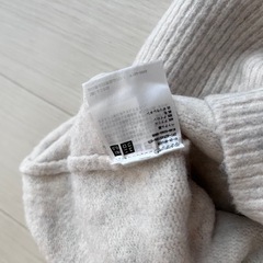 ユニクロ　ニットワンピースの画像
