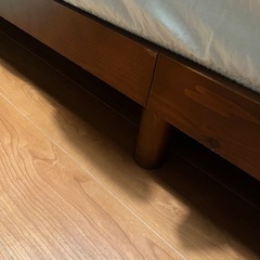 マットレス+ベッドフレームの画像