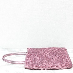 【未使用級】ANTEPRIMA アンテプリマ スクエア ワイヤーバッグ ハンドバッグ ピンク系の画像