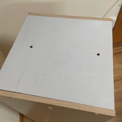 引き出し付き　細め　3段ボックスの画像