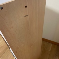 引き出し付き　細め　3段ボックスの画像